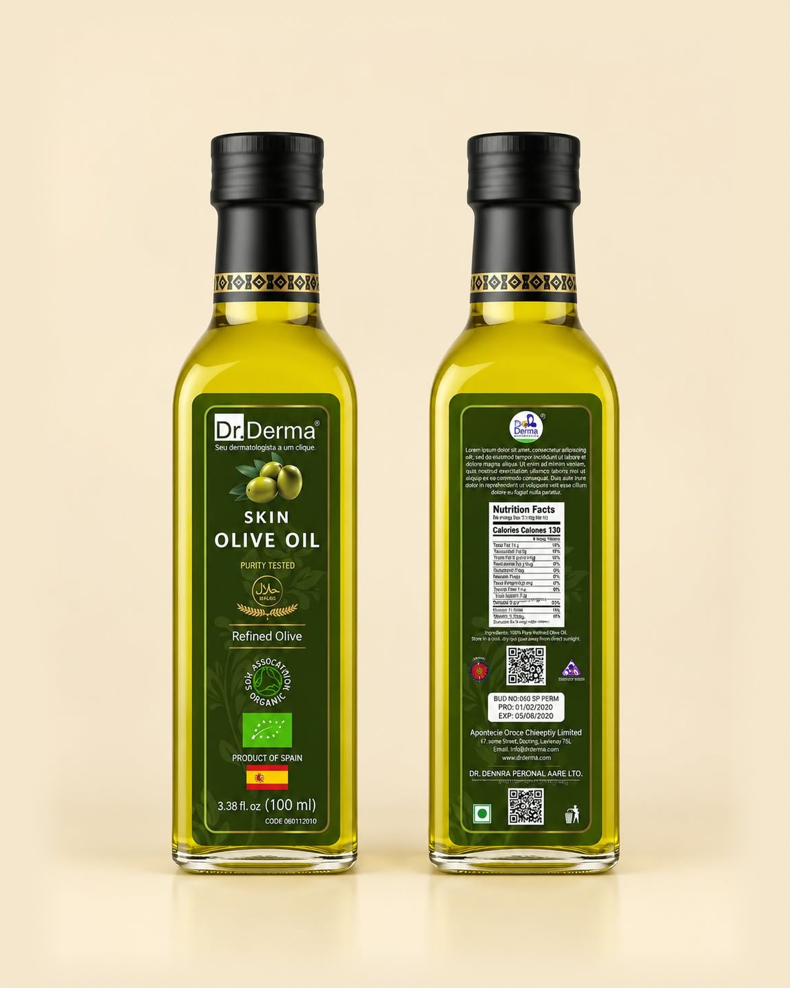 Dr. Derma Skin Olive Oil 100 ml