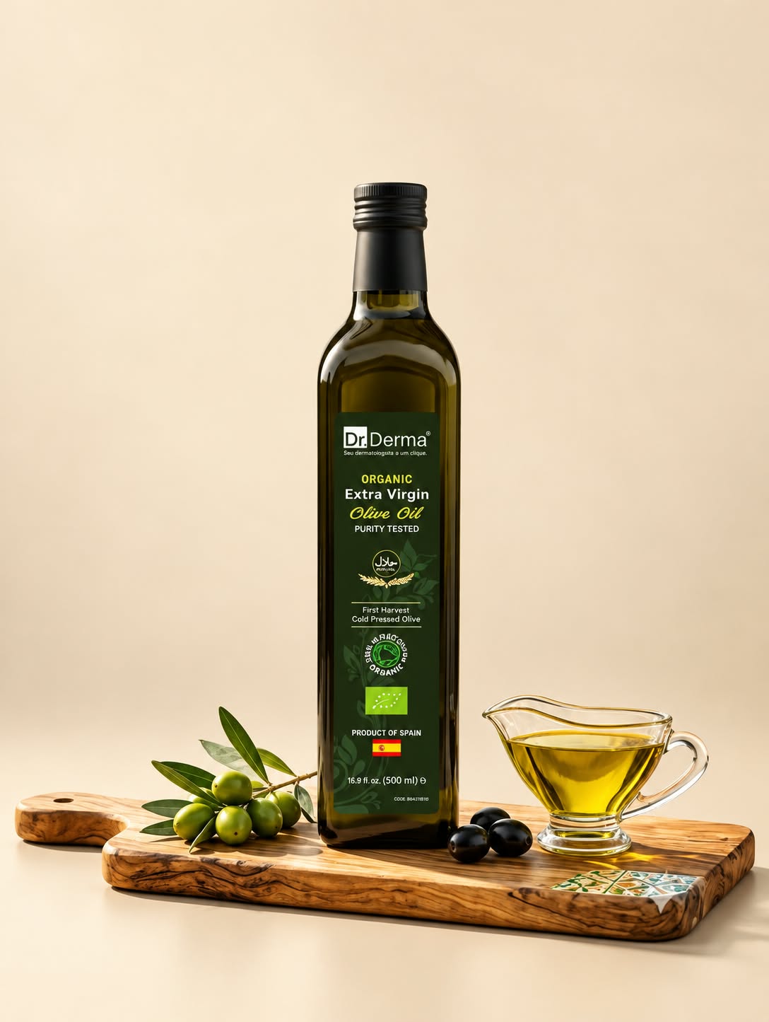 Dr. Derma Organic Extra Virgin Olive Oil 500 ml